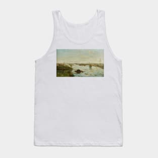 Punts on a River by Daniel Ridgway Knight Tank Top